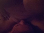 Girlfriend moans while riding my face with her dripping wet pussy 16/16