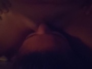 Girlfriend moans while riding my face with her dripping wet pussy 4/16
