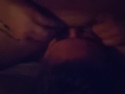 Girlfriend moans while riding my face with her dripping wet pussy 6/16