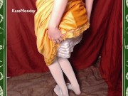 Snow White Tempts + Teases with her Opaque White Pantyhose 11/16