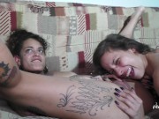 Tive que pegar a amiga pq o macho broxou - putaria nos bastidores do pornô 16/16