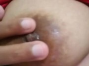 Playing with my nipples