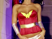 Horny captain america play with pussy and squirt in the pool 4/16