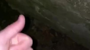 Last night of freedom before lockdown having a wank with big cumshot 