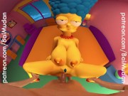 The Simpsons - Marge missionary pounding POV