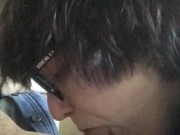 Cute gf figures out new trick with her tongue, makes mr cum in throat/gags 2/16