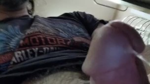Huge Cumshot! You Can Hear It Splat On The Floor!