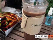 ไทย TEEN COLLEGE Deep Sucking Dick Boyfriend in the Car (Public Sex) 2/16