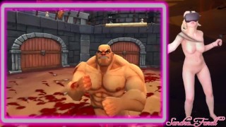 Naked Gamer Girl plays VR Video Game on Oculus - RedTube