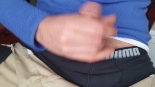 Preview Solo Cock Wank and Cumshot At Home