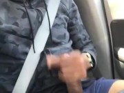 Getting a nut off while I drive  - Screenshot 10 of 16 - Guy Jacking Off