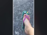 @tici_feet IG tici feet tici_feet dangling havaianas slim with oil preview