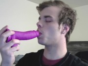 Deep Throat Purple Dildo