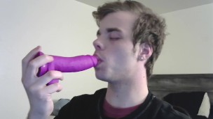 Deep Throat Purple Dildo