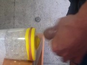 手作りオナホールでオナニー