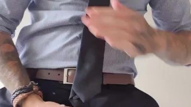 Lunchtime Hotel hookups, cum soaked suit