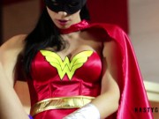 Horny wonder woman squirt in the pub 3/16