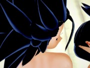 Dragon Ball Kale x Caulifla Threesome POV Hentai 4/16