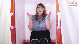 Infinity gunge tank gameshow BBW quiz and stripping game