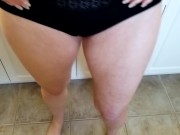 I let my step son rub his cock on my pussy lips, but he slips it in! 1/16