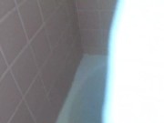 Young Asian  Caught in Shower