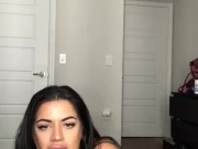 PAWG MILF SLOPPY DILDO SUCKING  11/16