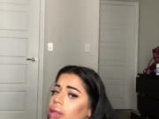 PAWG MILF SLOPPY DILDO SUCKING  16/16