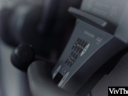 Sexy gym babes work out together then eat each others pussies to a orgasm 1/16