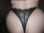 Follando en cuarentena con sexy tanga de encaje y lencería  7/16