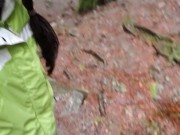 Rear View Ass Jiggle Piss By A Giant Waterfall 14/16