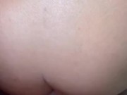Anal sex bent over bed and she cums 4/16