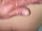 Anal sex bent over bed and she cums
