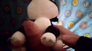 Dedilhado pelúcia na cabeça