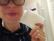 Applying My Menstrual Pad In Public 4/16