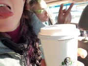 Pissing In A Coffee Cup In His Truck 11/16