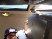 Pissing In A Coffee Cup In His Truck 4/16