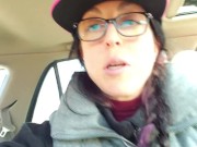 Pissing In A Coffee Cup In His Truck 5/16