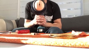 Covid boredom, made a cock sucking machine
