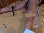 Amateur Femdom Tickling. Handjob Ruined Orgasm and Anal FuckToy 6/16