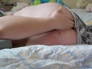 Big Booty Jiggle Self Love Stomach play