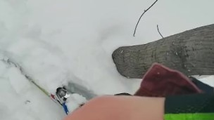 Horny ski trip jerk outside