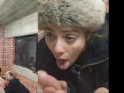 Public Dare Cumshot Against Social Distancing 15/16