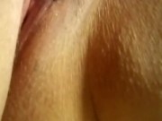 Me playing with my wet pussy all wet and horny