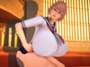 3D Hentai Super Big Tits Schoolgirl 2/16