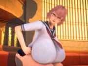 3D Hentai Super Big Tits Schoolgirl 4/16