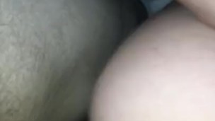 Pulling my girls hair while fucking from behind TTDB take this dick bitch