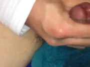 【Uncensored】Masturbation with Big dick with zoom 3 cums 3-28