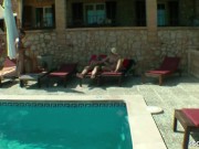 REAL GROUP SEX OF GERMAN MILFs with Guys at Pool in Holiday 1/16