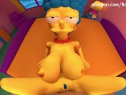 The Simpsons - fucking Marge Simpson missionary POV 10/16