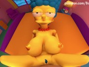 The Simpsons - fucking Marge Simpson missionary POV 11/16
